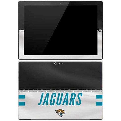 NFL Jacksonville Jaguars White Striped Surface Pro 3 Skin